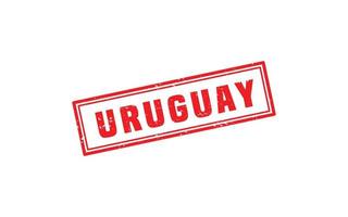 Uruguay postzegel rubber met grunge stijl Aan wit achtergrond vector