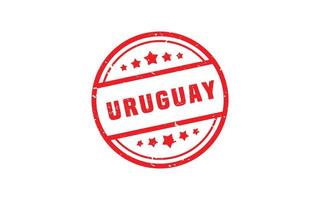 Uruguay postzegel rubber met grunge stijl Aan wit achtergrond vector