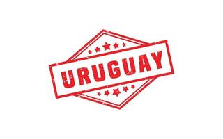 Uruguay postzegel rubber met grunge stijl Aan wit achtergrond vector