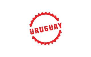 Uruguay postzegel rubber met grunge stijl Aan wit achtergrond vector