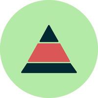 piramidekaart vector icoon
