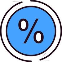 percentage vector icoon