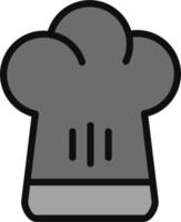 chef hoed vector icon