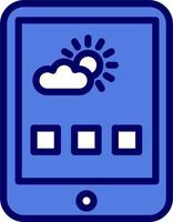 tablet vector pictogram