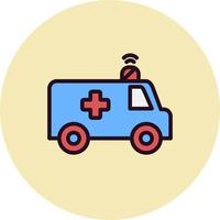 ambulance vector pictogram