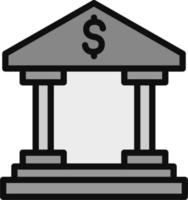 bank vector pictogram