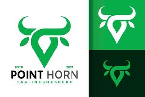 Mark punt toeter logo logos ontwerp element voorraad vector illustratie sjabloon