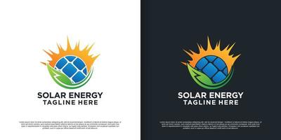 zonne- energie logo ontwerp zomer zonnestraal concept premie vector een deel 4