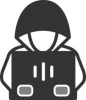 hacker vector pictogram