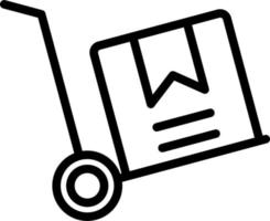 trolley vector pictogram vector