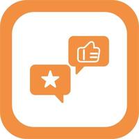 feedback vector pictogram