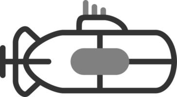 onderzeeër vector pictogram