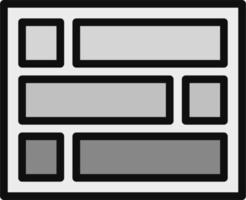 dashboard vector pictogram