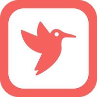 kolibrie vector icoon