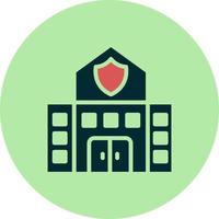 veiligheid campus vector icoon