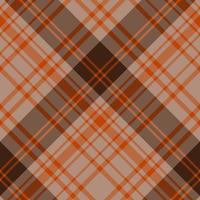 naadloos patroon in herfst beige, bruin en oranje kleuren voor plaid, kleding stof, textiel, kleren, tafelkleed en andere dingen. vector afbeelding. 2