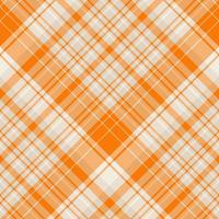 naadloos patroon in herfst licht en helder oranje kleuren voor plaid, kleding stof, textiel, kleren, tafelkleed en andere dingen. vector afbeelding. 2
