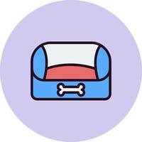 huisdier bed vector icoon