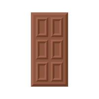 chocola bar Aan wit achtergrond vector illustratie