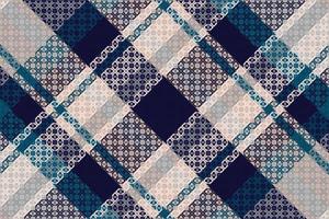 Schotse ruit plaid met nacht kleur patroon. vector