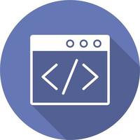 browser codering vector icoon