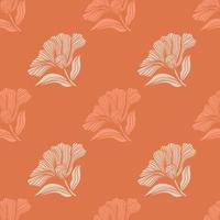 naadloos patroon met wijnoogst bloemen. retro bloemen achtergrond. vector