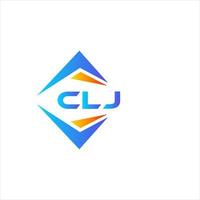 clj abstract technologie logo ontwerp Aan wit achtergrond. clj creatief initialen brief logo concept. vector