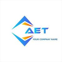 aet abstract technologie logo ontwerp Aan wit achtergrond. aet creatief initialen brief logo concept. vector