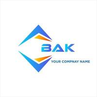 bak abstract technologie logo ontwerp Aan wit achtergrond. bak creatief initialen brief logo concept. vector