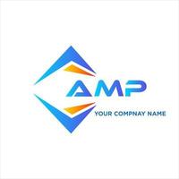 amp abstract technologie logo ontwerp Aan wit achtergrond. amp creatief initialen brief logo concept. vector