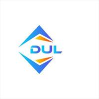 dul abstract technologie logo ontwerp Aan wit achtergrond. dul creatief initialen brief logo concept. vector