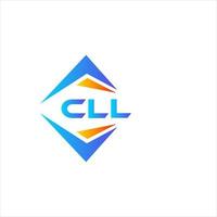 cll abstract technologie logo ontwerp Aan wit achtergrond. cll creatief initialen brief logo concept. vector