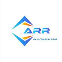 arr abstract technologie logo ontwerp Aan wit achtergrond. arr creatief initialen brief logo concept. vector