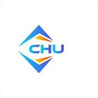 chu abstract technologie logo ontwerp Aan wit achtergrond. chu creatief initialen brief logo concept. vector