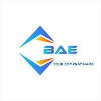 bae abstract technologie logo ontwerp Aan wit achtergrond. bae creatief initialen brief logo concept. vector