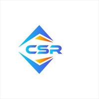 csr abstract technologie logo ontwerp Aan wit achtergrond. csr creatief initialen brief logo concept. vector