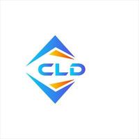 cld abstract technologie logo ontwerp Aan wit achtergrond. cld creatief initialen brief logo concept. vector