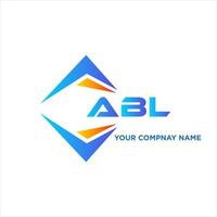 abl abstract technologie logo ontwerp Aan wit achtergrond. abl creatief initialen brief logo concept. vector