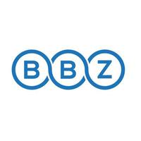 bbz brief logo ontwerp op witte achtergrond. bbz creatieve initialen brief logo concept. bbz brief ontwerp. vector