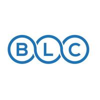 blc brief logo ontwerp op witte achtergrond. blc creatieve initialen brief logo concept. blc brief ontwerp. vector