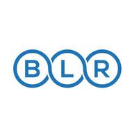 blr brief logo ontwerp op witte achtergrond. blr creatieve initialen brief logo concept. blr brief ontwerp. vector