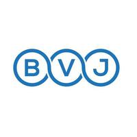 bvj brief logo ontwerp op witte achtergrond. bvj creatieve initialen brief logo concept. bvj brief ontwerp. vector