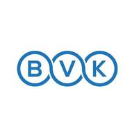 bvk brief logo ontwerp op witte achtergrond. bvk creatieve initialen brief logo concept. bvk brief ontwerp. vector