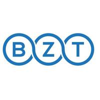 bzt brief logo ontwerp Aan wit achtergrond. bzt creatief initialen brief logo concept. bzt brief ontwerp. vector