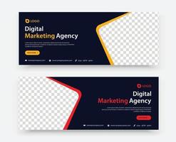 zakelijke marketing banner ontwerpsjabloon vector