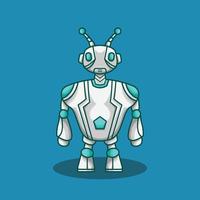 humanoid insect mascotte toekomst vector