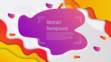 helling kromme element poster, kleur vol abstract achtergrond, modern lay-out grafisch vector