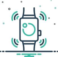 mengen icoon voor SmartWatch vector