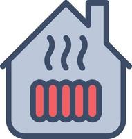 huis warmte vectorillustratie op een background.premium kwaliteit symbolen.vector iconen voor concept en grafisch ontwerp. vector