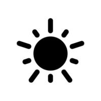 zon pictogram sjabloon vector